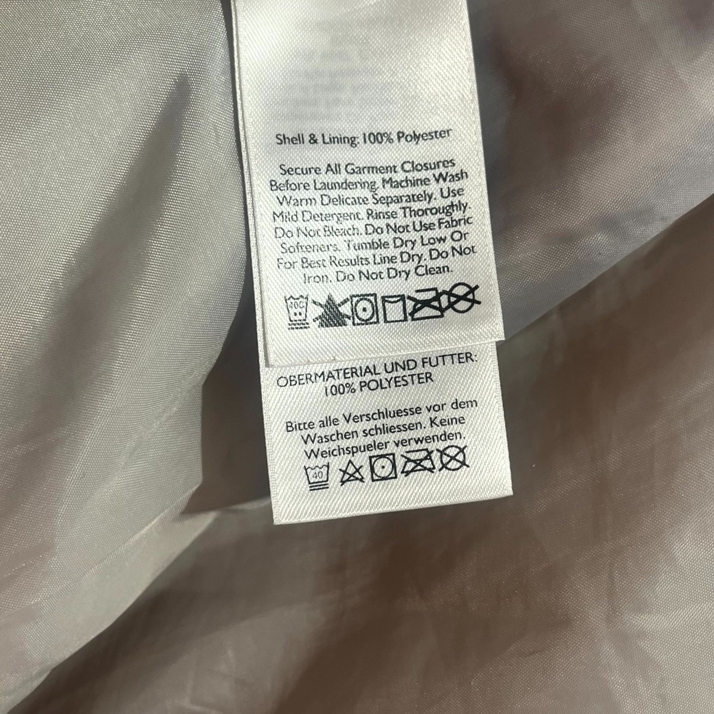 Eddie‎ Bauer Weatheredge Rain Jacket Womens S White Gray Mesh Lined Waterproof - Picture 5 of 16